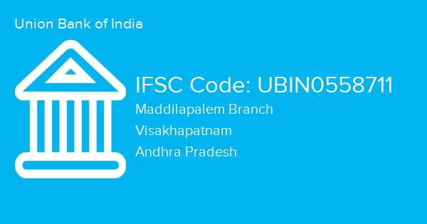 Union Bank of India, Maddilapalem Branch IFSC Code - UBIN0558711