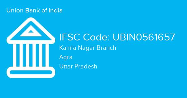 Union Bank of India, Kamla Nagar Branch IFSC Code - UBIN0561657