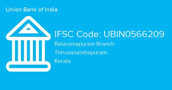 Union Bank of India, Balaramapuram Branch IFSC Code - UBIN0566209