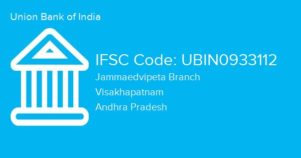 Union Bank of India, Jammaedvipeta Branch IFSC Code - UBIN0933112
