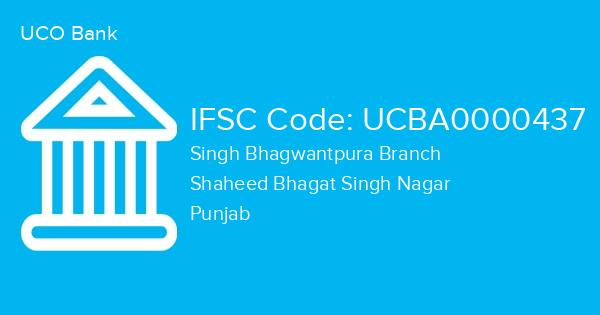 UCO Bank, Singh Bhagwantpura Branch IFSC Code - UCBA0000437