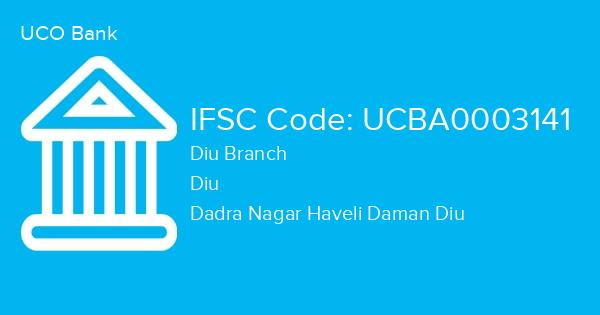 UCO Bank, Diu Branch IFSC Code - UCBA0003141