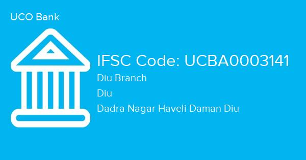 UCO Bank, Diu Branch IFSC Code - UCBA0003141