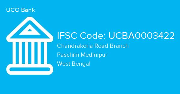 UCO Bank, Chandrakona Road Branch IFSC Code - UCBA0003422