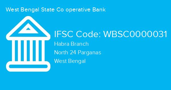 West Bengal State Co operative Bank, Habra Branch IFSC Code - WBSC0000031
