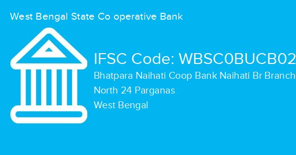 West Bengal State Co operative Bank, Bhatpara Naihati Coop Bank Naihati Br Branch IFSC Code - WBSC0BUCB02