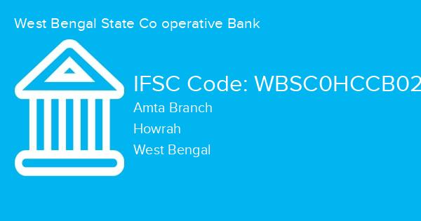 West Bengal State Co operative Bank, Amta Branch IFSC Code - WBSC0HCCB02
