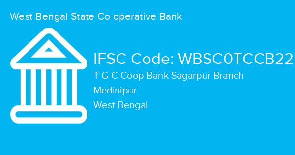 West Bengal State Co operative Bank, T G C Coop Bank Sagarpur Branch IFSC Code - WBSC0TCCB22