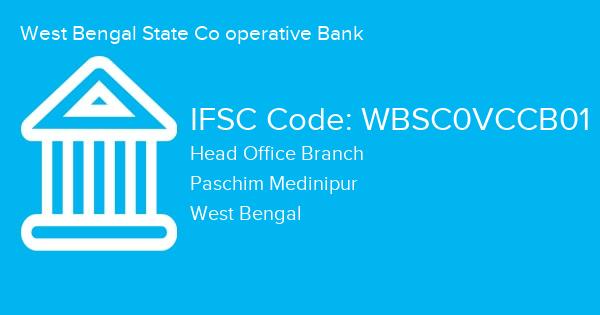 West Bengal State Co operative Bank, Head Office Branch IFSC Code - WBSC0VCCB01