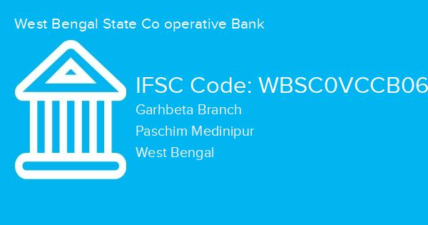 West Bengal State Co operative Bank, Garhbeta Branch IFSC Code - WBSC0VCCB06
