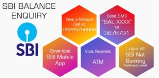 SBI Balance Check Missed Call Number