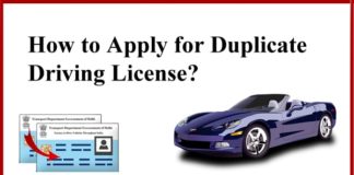 How to Apply for Duplicate Driving License