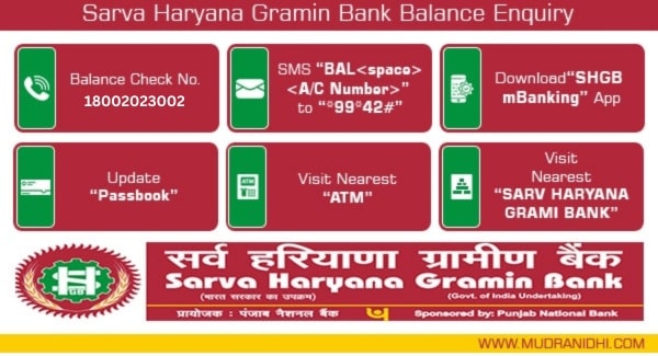 Sar Haryana Bank Account Balance Check
