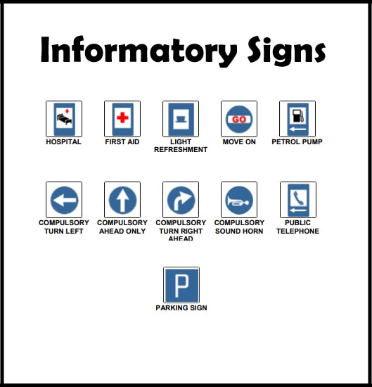 Traffic Rules Chart Pdf