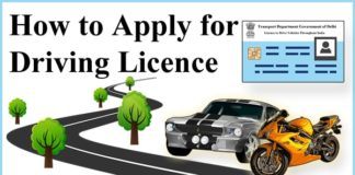 how to apply for Driving Licence