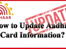How to Update Aadhar Card Information