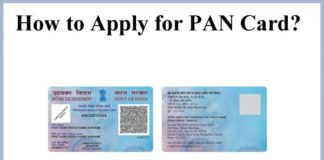 how to apply for PAN Card