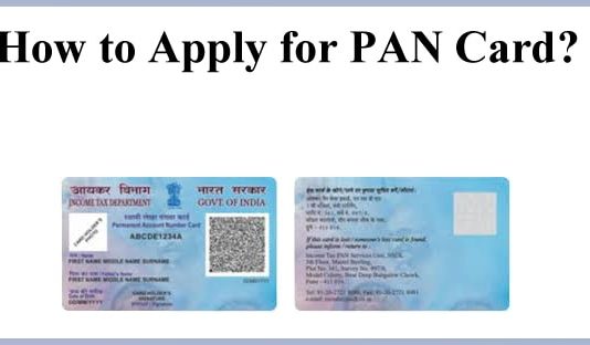 how to apply for PAN Card