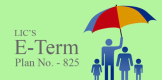 lic e term plan 825