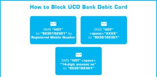 How to Block UCO Bank Debit Card