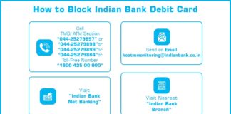 How to Block Indian Bank Debit Card