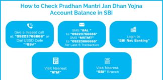 How to Check Pradhan Mantri Jan Dhan Yojna Account Balance in SBI