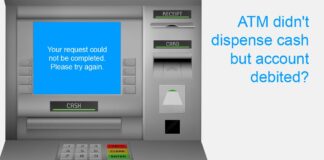 ATM Cash Disoence Error