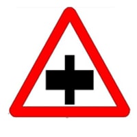 Which of the sign represent Road Widens Ahead signs?
