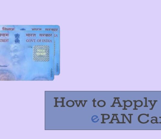 How to Apply for E PAN Card Get Instant PAN Card without Documents