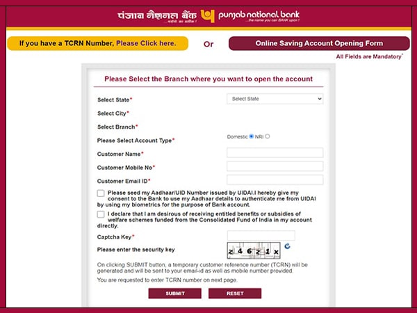 PNB-account-opening-form-online