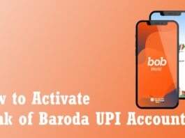 How to Activate Bank of Baroda UPI Account