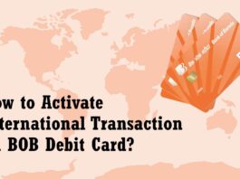 How to Activate International Transaction on BOB Debit Card