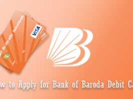 how to apply for bank of baroda debit card