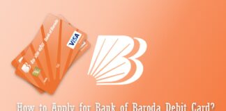 how to apply for bank of baroda debit card