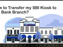 Can I transfer my SBI kiosk account to SBI branch