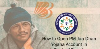 How to Open PM Jan Dhan Yojana in Bank of Baroda?