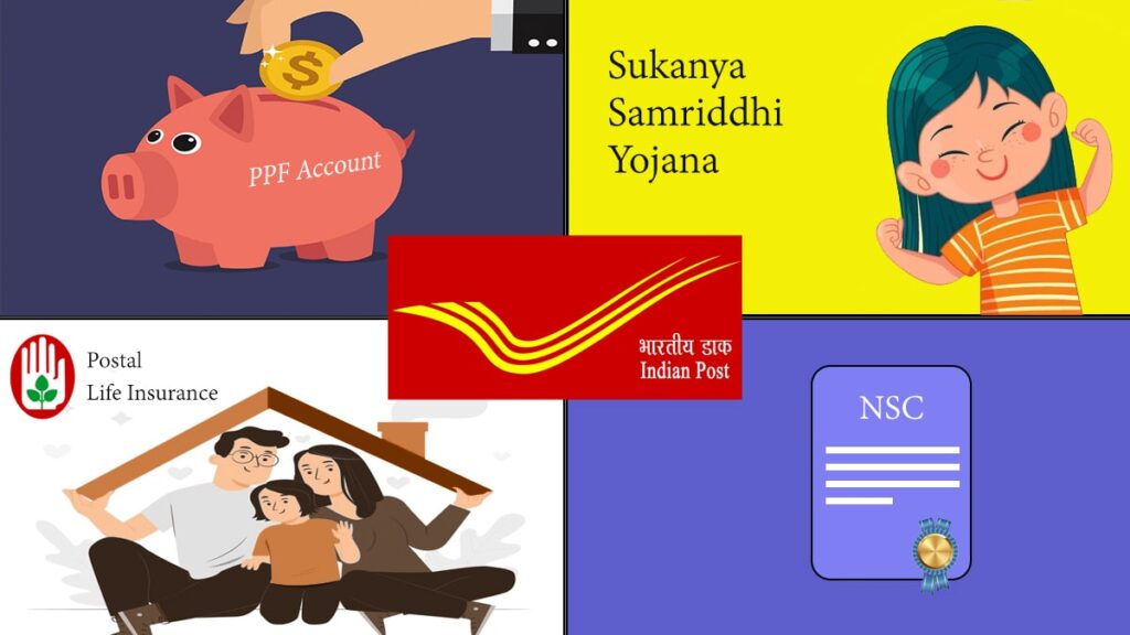 India Post Office Schemes & Services-PPF, NSC, SSY, RD, TD, etc.