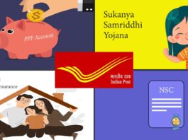 India Post Office Schemes & Services-PPF, NSC, SSY, RD, TD, etc.
