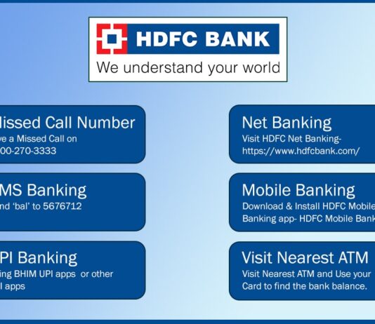 how to check Bank balance of HDFC Bank