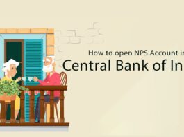 how to open nps account in Central Bank of India