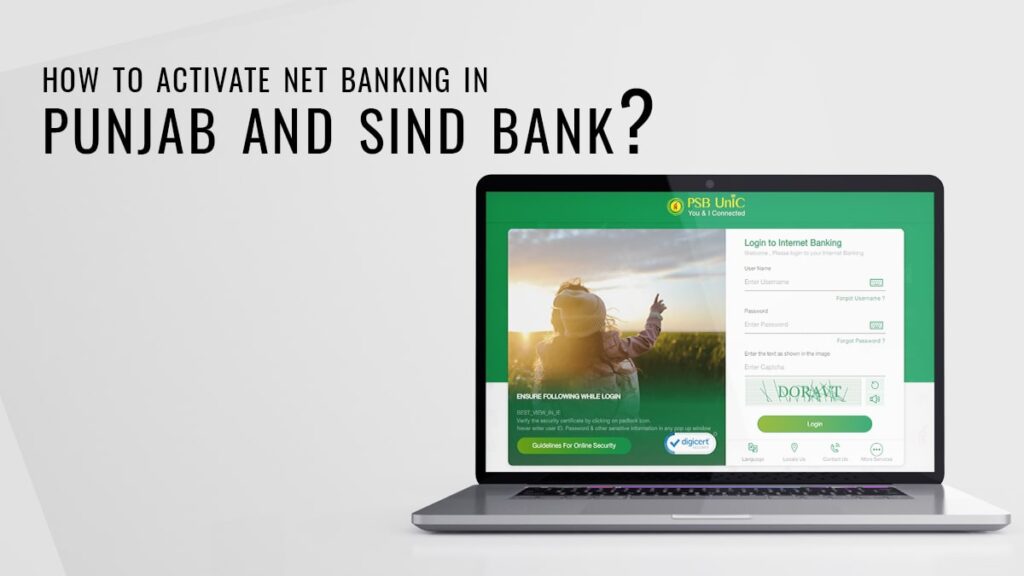 How to Activate Net Banking in Punjab and Sind Bank
