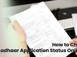 How to Check Aadhaar Application Status Online