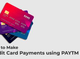 How to Make Credit Card Payments using PAYTM UPI