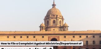 How to File a Complaint Against Ministries-Department of Government of India